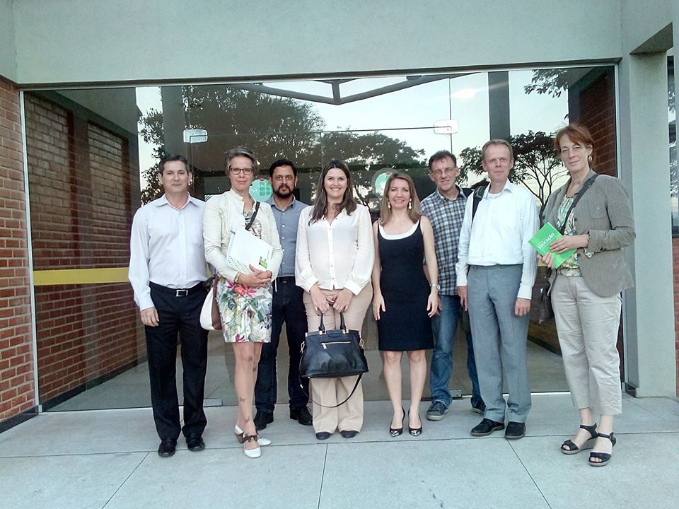 Delegação holandesa no Campus Serra