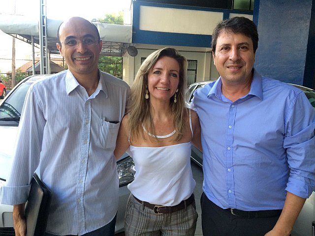 Integrantes do IFPR e diretora do Cefor Vanessa Battestin