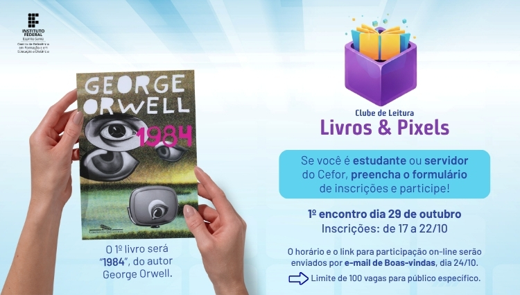Cefor lança Clube de Leitura “Livros & Pixels”