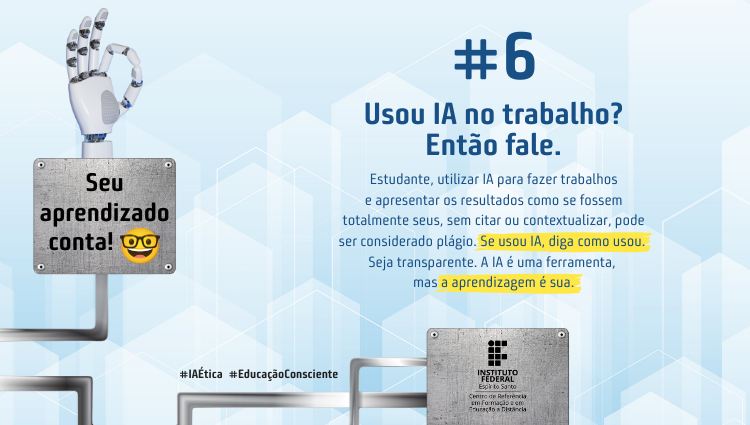 Orientação aos Estudantes sobre o uso de Inteligência Artificial (IA) (cont.)