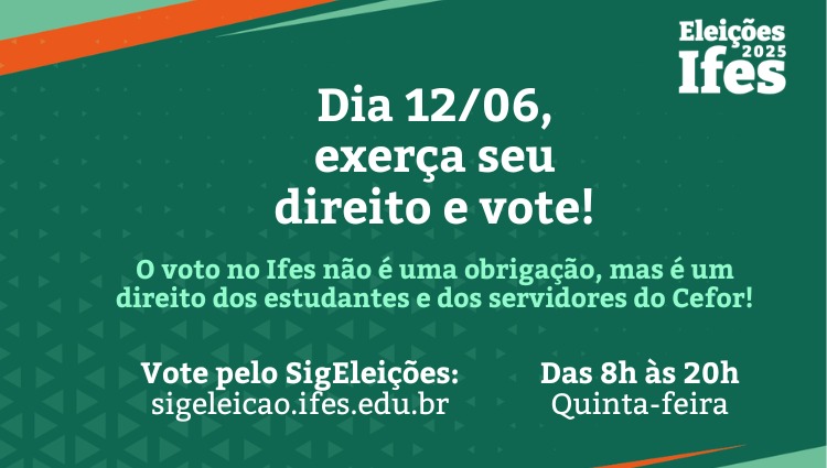 Eleições 2025: Local e Data da Eleição para Reitor(a)